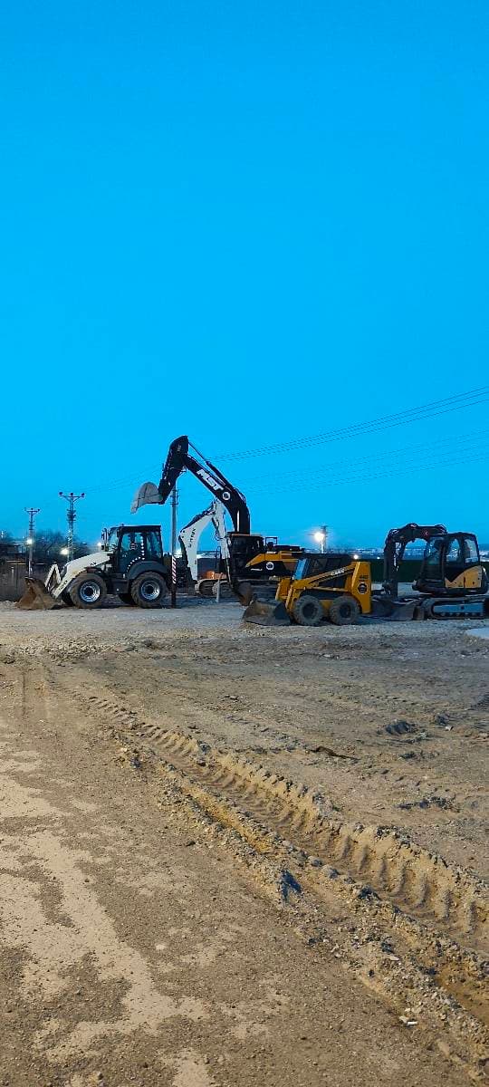 Kiralık bekoloader mini ekskavatör bobcat